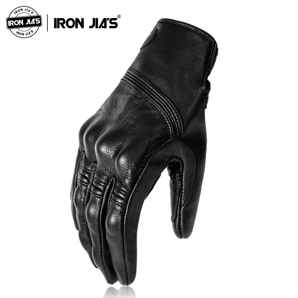 Перчатки для мотоциклистов из натуральной кожи овчины водонепроницаемые