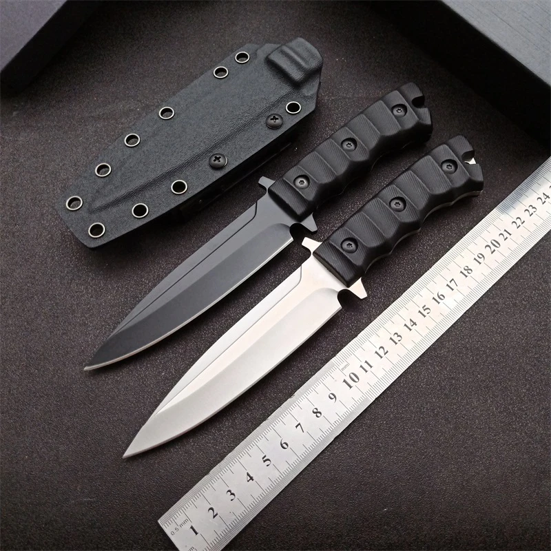 

New Products Russia Tactical Fixed Blade Knife DC53 Blade Nylon glass fiber Handle Camping Self-defense Portable Outdoor Knives