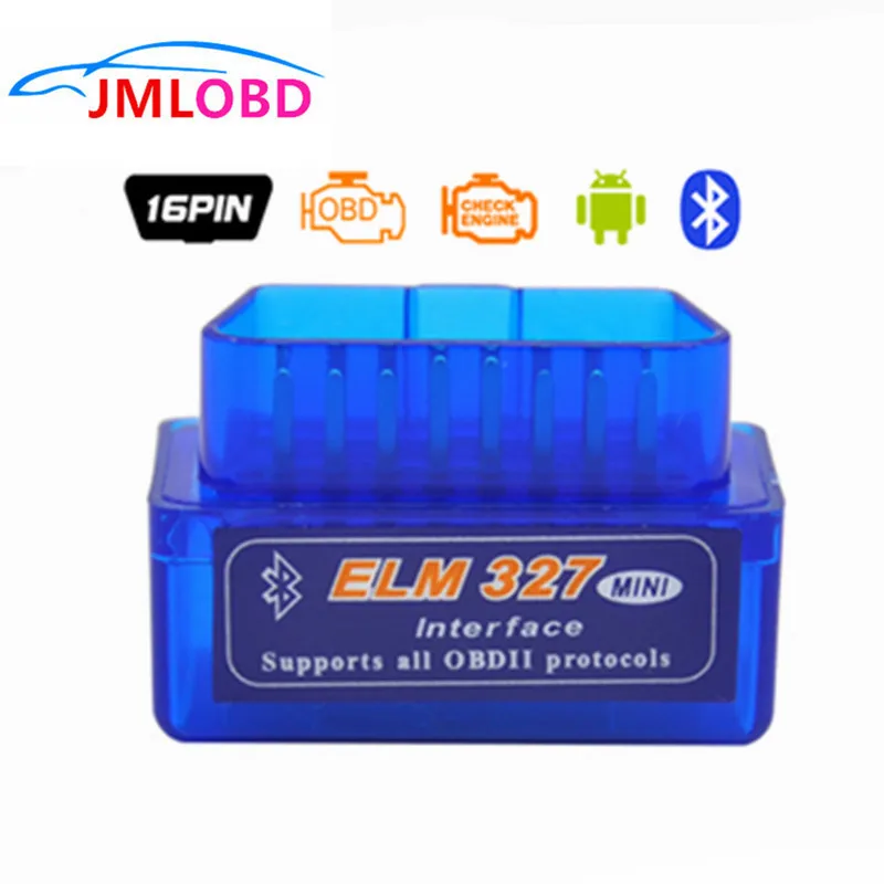 Лидер продаж супер мини сканер OBD V2.1 Bluetooth ELM 327 OBD2 считыватель кодов ELM327 с