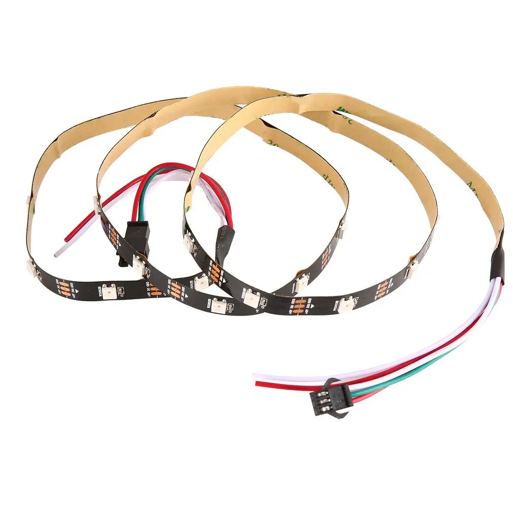 1 м черная прочная светодиодная Рождественская Пиксельная полоса 30 светодиодов