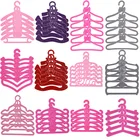 Мини-вешалки с бантом, 20 шт.лот, для Барби, кукольной одежды, платья, модные аксессуары для Барби, для куклы Барби, Кена, мебели