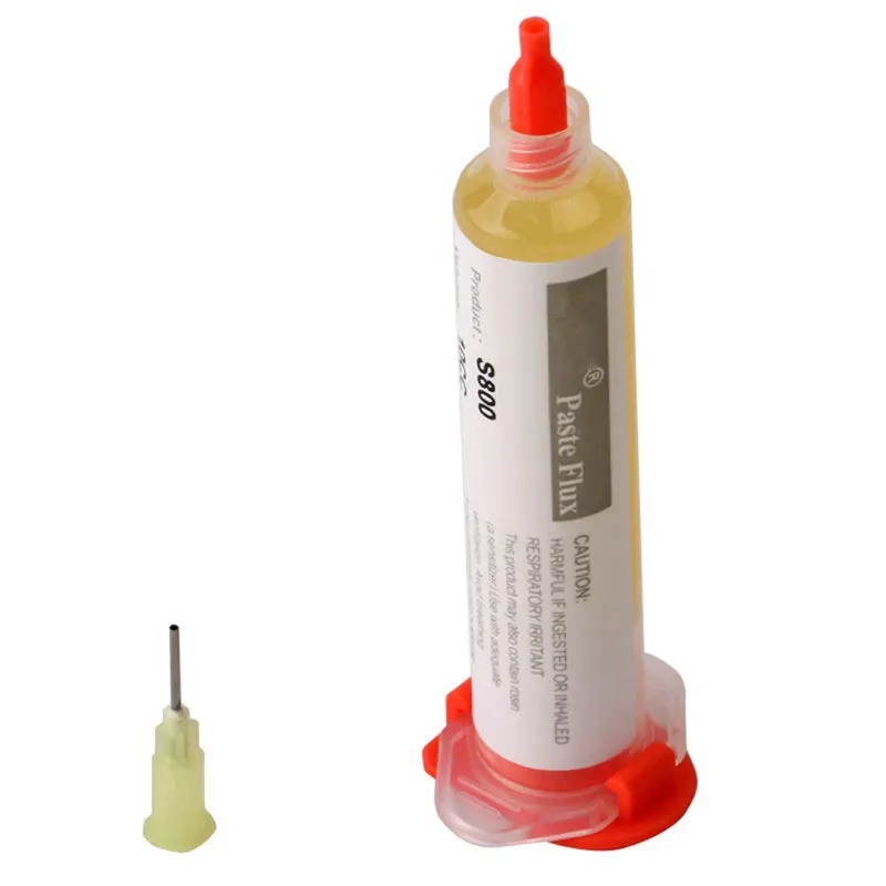 

1Pc JImbon S800 10CC Solder Paste Flux Soldering Paste With 1pc Needle For Soldering SMD BGA Dispensing Welding Flux