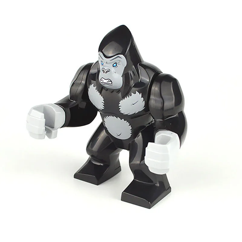 

Children Chimpanzee vs. Giant Beast King Kong Movie Minifigures Small Particle Assembled Doll Building Block Toy Gift For Kids