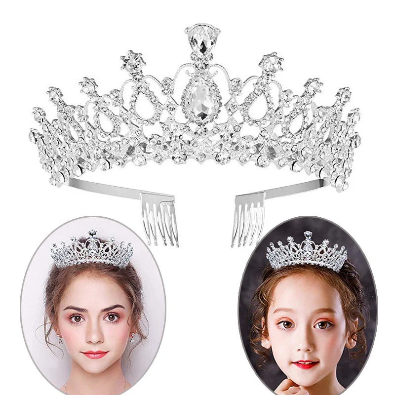 

Hair crown hair hoop hair ornament headdress party diamond ball crystal crown