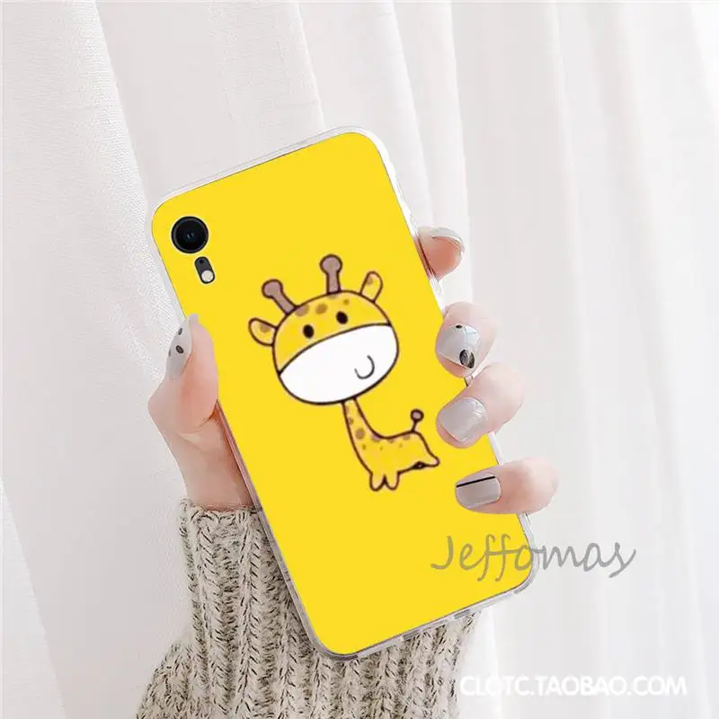 

Cactus Avocado Giraffe Phone Case For iphone 12 5 5s 5c se 6 6s 7 8 plus x xs xr 11 pro max mini