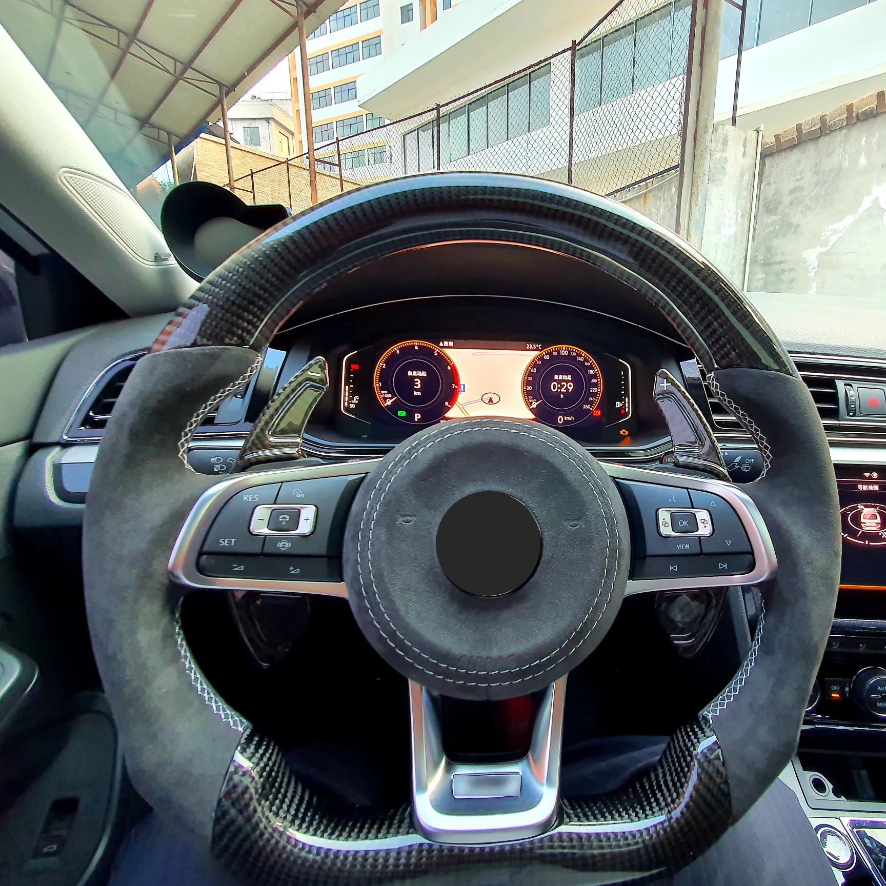 Для Volkswagen Golf 7 GTI R MK7 Polo Scirocco Jetta Tiguan индивидуальный Углеродный волокно