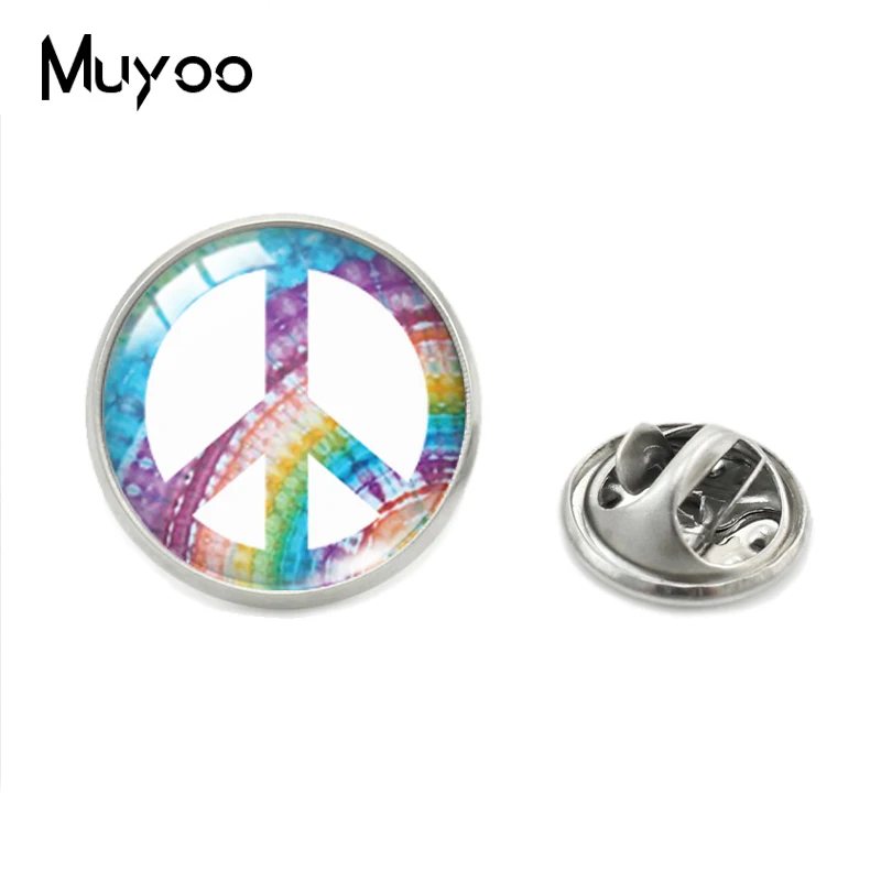 Булавки для одежды в стиле хиппи стеклянные с кабошоном | Украшения и аксессуары