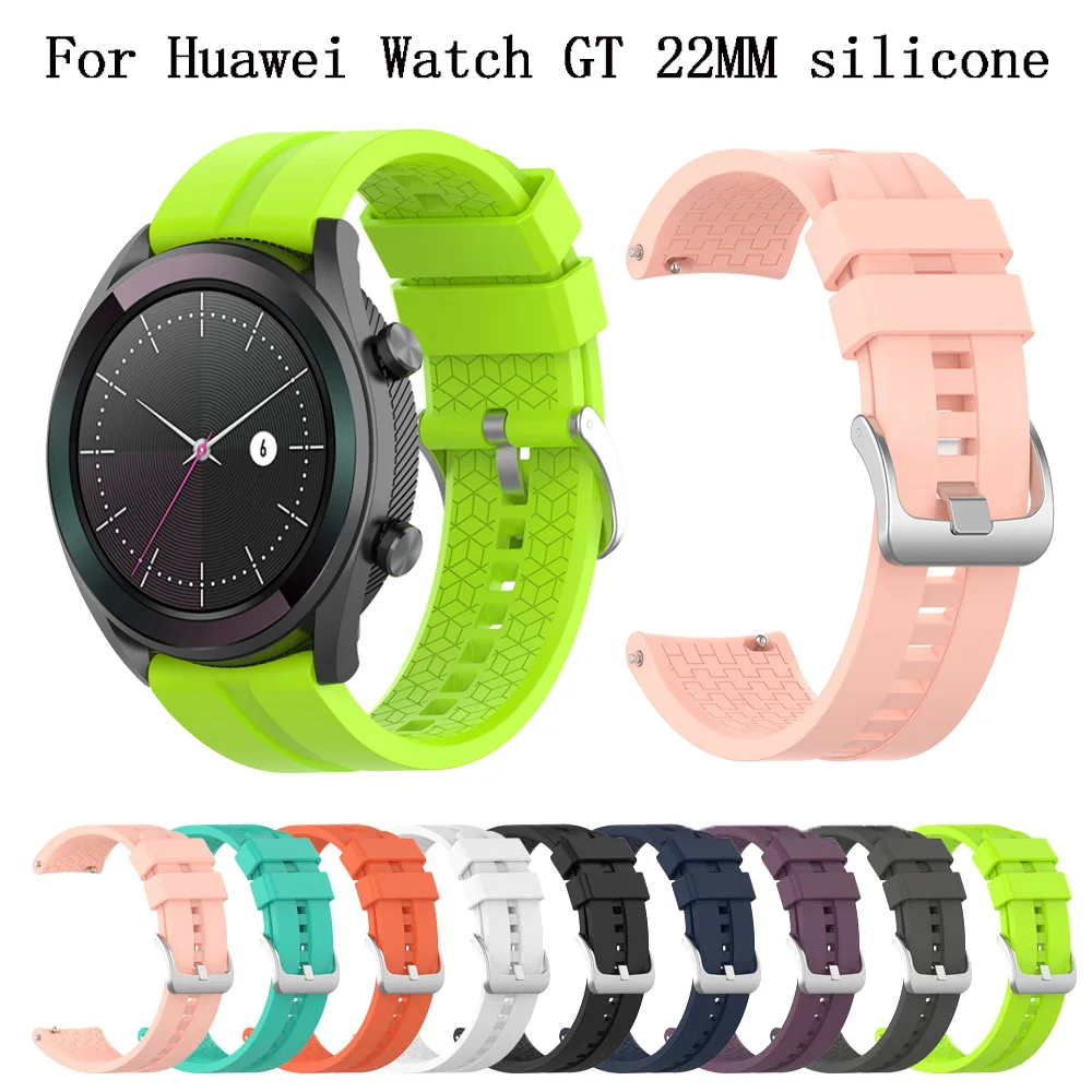 Ремешок для смарт часов xiaomi huami Amazfit GTR 22 мм 47 силиконовые ремешки huawei GT2 46 Galaxy watch