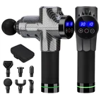 Электрический высокочастотный пистолет для массажа спины, ударный Массажер для глубоких тканей для расслабления тела, шеи, ног, рук, фитнеса