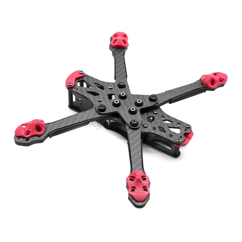 Kit de marco de cuadric&oacute;ptero de fibra de carbono, 5 pulgadas, 225mm, 225 / 6 pulgadas, 260mm/295mm, brazo de 5,5mm para modelos de drones de carreras APEX FPV Freestyle RC-3