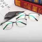 Оправа для очков Мужская и женская, в стиле ретро, из чистого титана