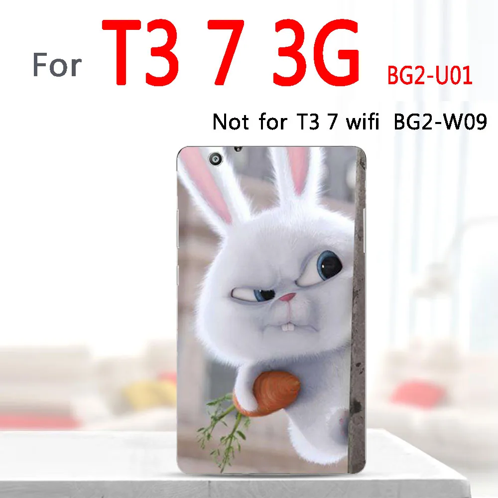 Роспись Tablet крышка для huawei Mediapad Медиа Pad T3 10 8 7 3g 7g3 AGS-W09 L09 KOB-L09 W09 для игровой площадки 2 9,6 8 силиконовый чехол - Цвет: T3-7-luo bo tu