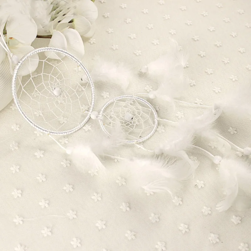 Ловец снов Декор для комнаты перьевое плетение Ловца колокольчики в индийском