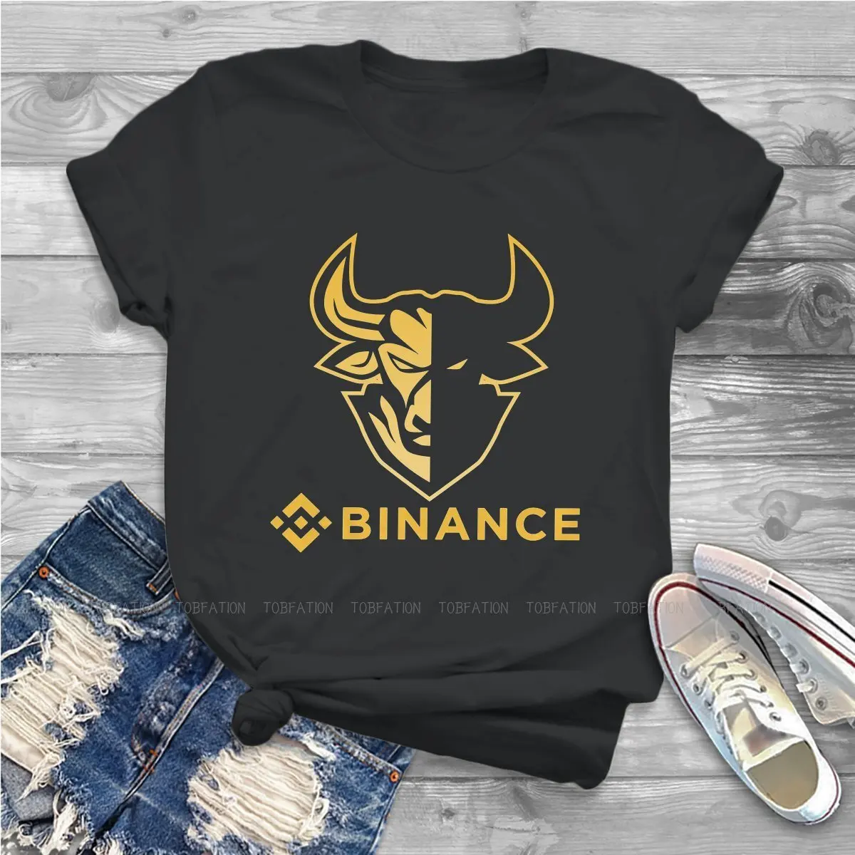 

Binance Coin Crypto TRX Cute Girls Women T-Shirt Cryptocurrency Miner Blusas Harajuku Casual Short Sleeve Vintage Oversized Tops