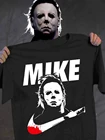 Футболка для мужчин, модная толстовка с героями мультфильмов Хэллоуин, Майкл Майерс, серия фильмов ужасов, футболка 2021, подарок, Хэллоуин, вечеринка, топы, футболки