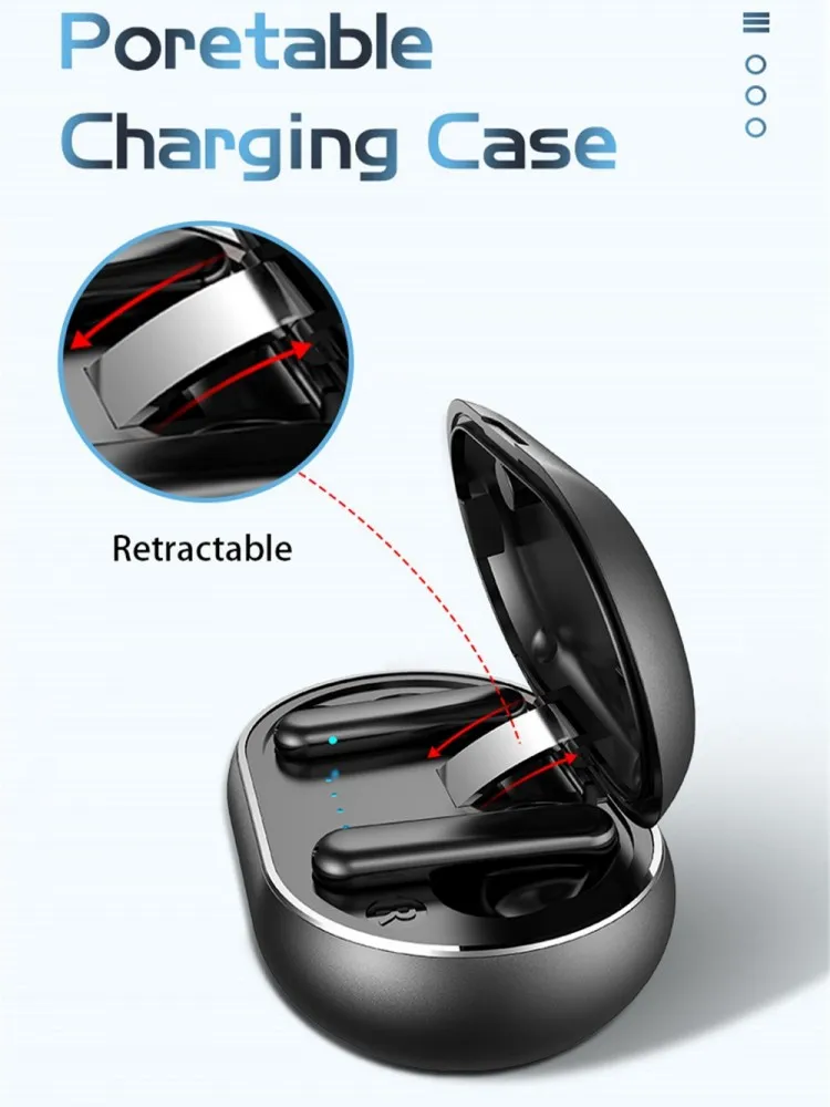

CUFOK TWS Bluetooth Earphones HiFi Bass Stereo True Wireless Earbuds IPX7 Waterproof Sport Headphones Microphone Gaming Headset