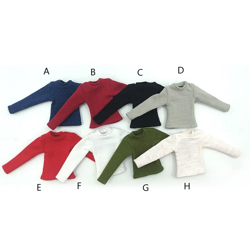 

1/12 Scale male long sleeve T shirt for mezco tbleague 6 inches action figures Modle