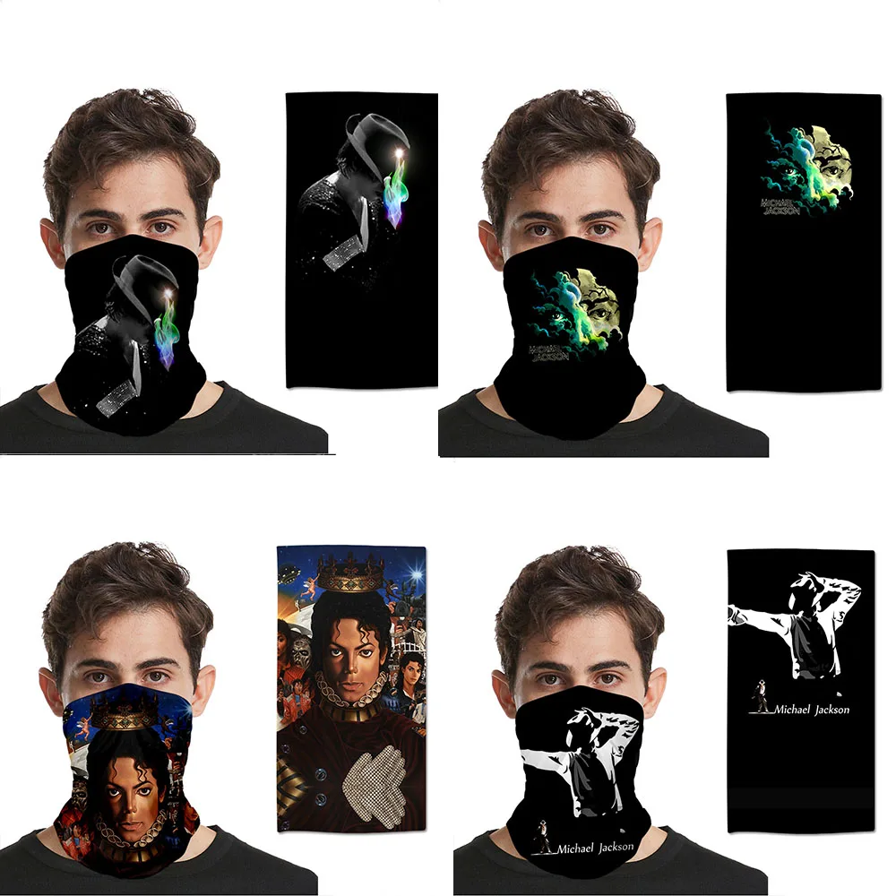 Майкл Джексон шарф маска мочалка косплей реквизит Лыжная пылеотталкивающая для