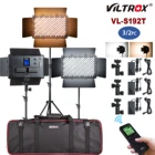 Комплект светодиодных ламп Viltrox VL-S192T для фотосъемки 3300k-5600K, набор осветительных приборов для видеосъемки со штативом и дистанционным управлением для студийной съемки