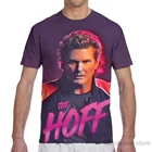 Мужская и Женская Ретро футболка The Hoff - David Hasselhoff, модная футболка с принтом, топы для мальчиков и девочек