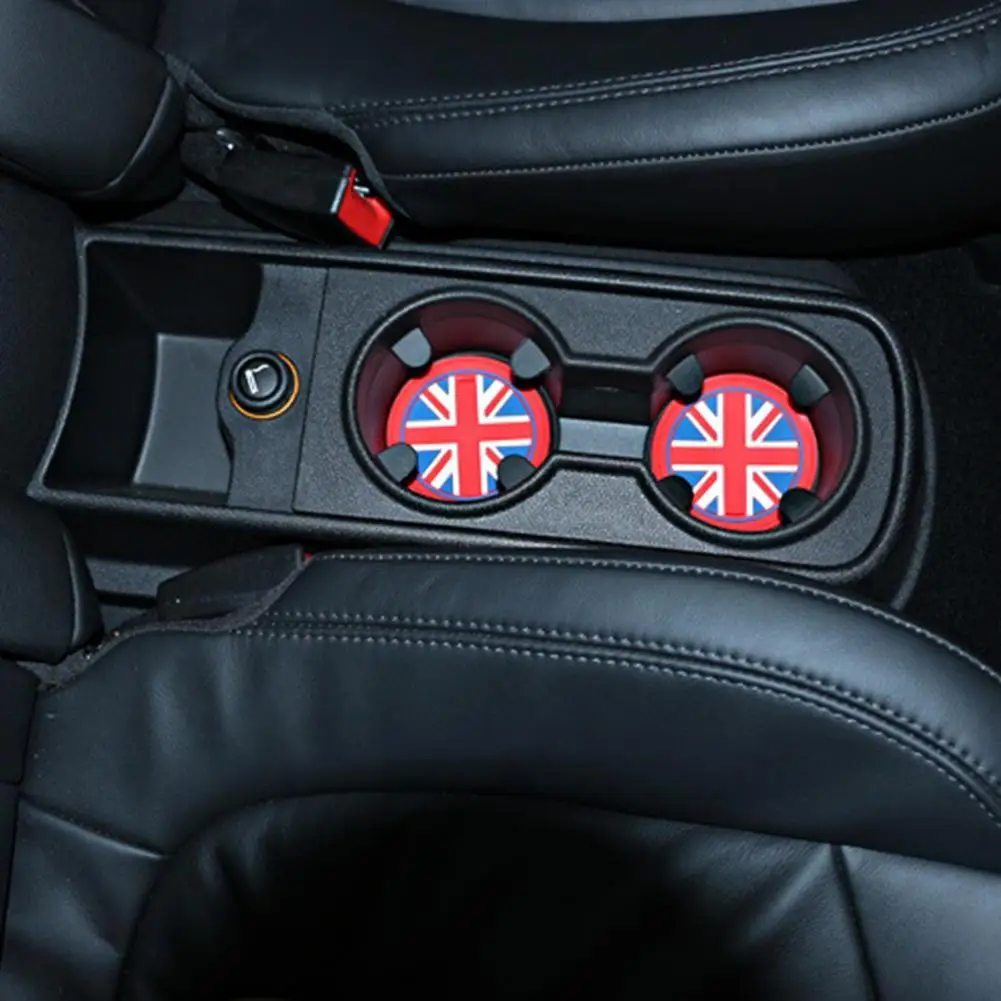 Для mini cooper Полезная Противоударная чашка с силиконовой защитой NON-SLIP накладки mini cooper S compatriot partner R55 R56 R57 R60 F55 f56