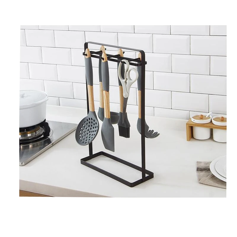 Hot promotion Soup ladle storage rack Multifunction Knife Rack Kitchen Truner Stand Organizer fruit knife Scissors shelf | Дом и сад