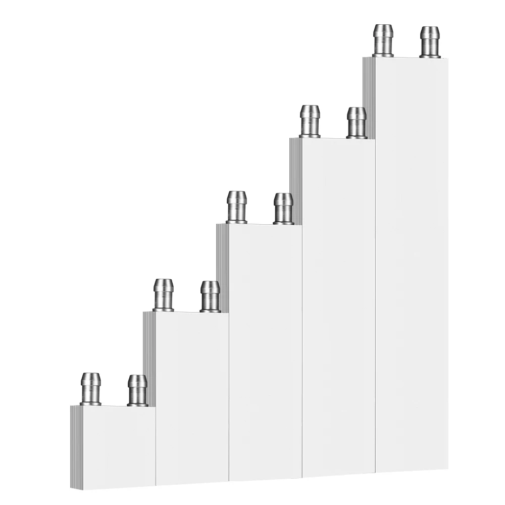 Блок водяного охлаждения для процессора 40/80/120/160/200 мм радиатор жидкостный