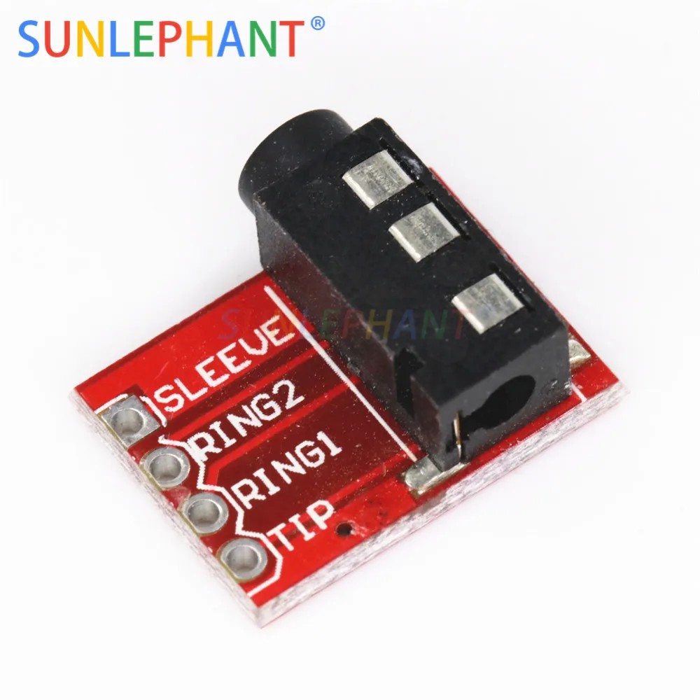 TRRS 3 5 мм аудио разъем MP3 стерео наушники видео микрофон интерфейсный модуль