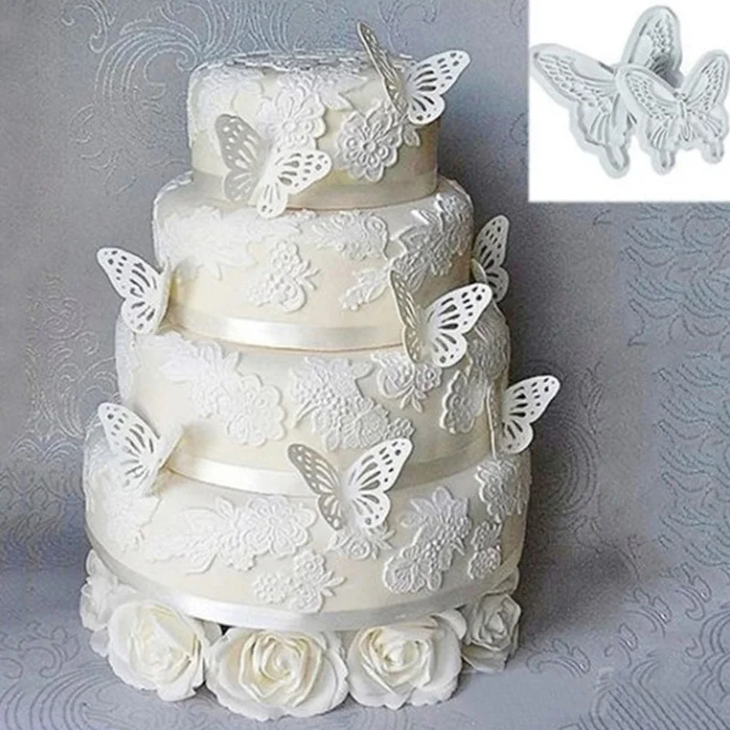 2 шт. форма для печенья бабочка |