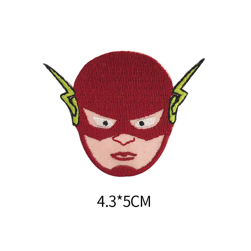 Череп цветок цветочный паук супер герои нашивки аниме Ткань стикер значок