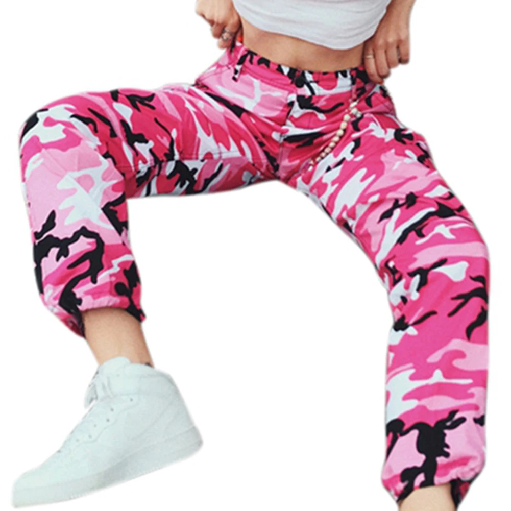 Женские модные камуфляжные штаны с принтом Swaggy свободные повседневные брюки