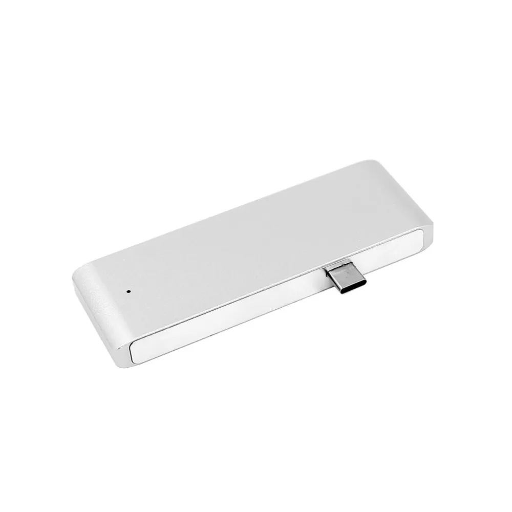 LESHP 5 в 1 type C к USB 3,0 концентратор адаптер для зарядки синхронизации данных считыватель карт многопортовый комбинированный конвертер для Macbook Pro 1" 15"