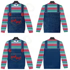 Толстовка Мужскаяженская с капюшоном, худи с 3D-принтом злых добрых парней, Повседневный пуловер на Хэллоуин, свитшот, одежда