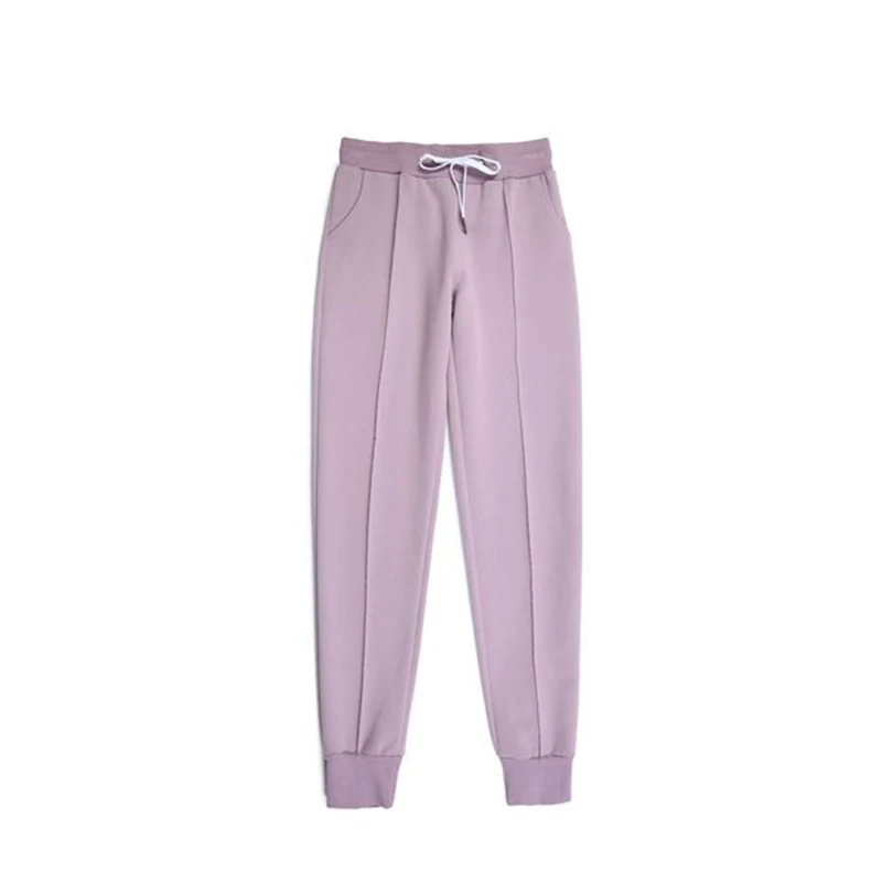 

Spring Autumn Cotton Harem Pants Women Joggers 2020 Causal High Waist Sport Pant Women's Clothing Lace-up Ankle Length Trousers