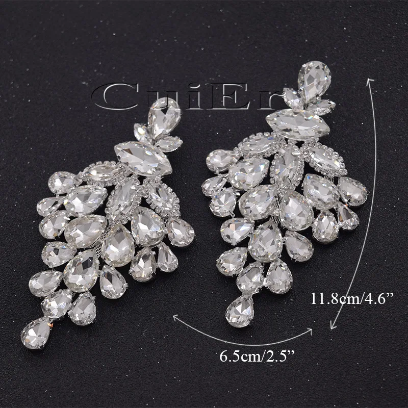 Потрясающие и Гламурные женские серьги CUIER 4 6 дюйма огромные золотистые