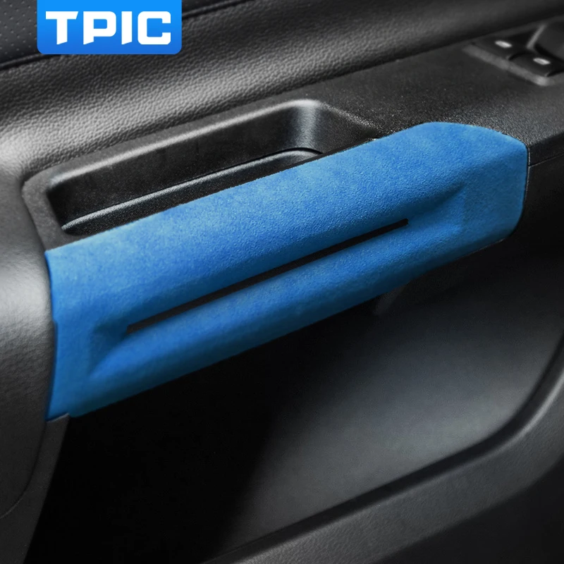 Аксессуары для украшения автомобиля алькантара внутренние дверные ручки крышка