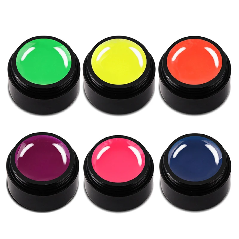 Дизайн ногтей светящийся паук гель клей для рисования нейл-арта окрашенные