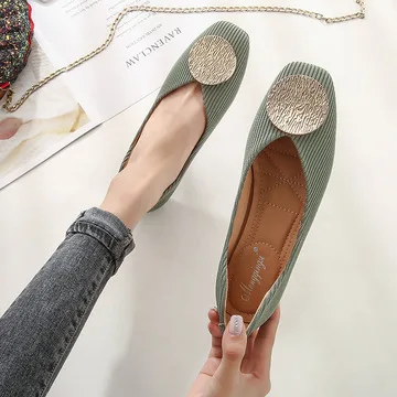 Обувь со стразами на плоской подошве Большой Размер 40 43 Лидер продаж Весенние