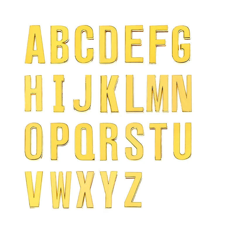 

1pcs 18mm Gold Color Slide letterS DIY Slide letter ENGLISH alphabet letter Fit 18MM Pet Collar Wristband Name Bracelet