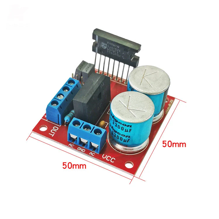 Taidacent 5 шт. TDA1521 Двухканальный аудио усилитель мощности плата 2*15 Вт DC Dual 8 20 в или AC 6