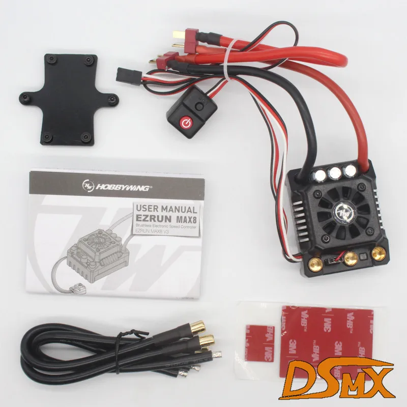 Новинка водонепроницаемые бесщеточные контроллеры скорости Hobbywing EZRUN MAX8 V3 1/8 a для