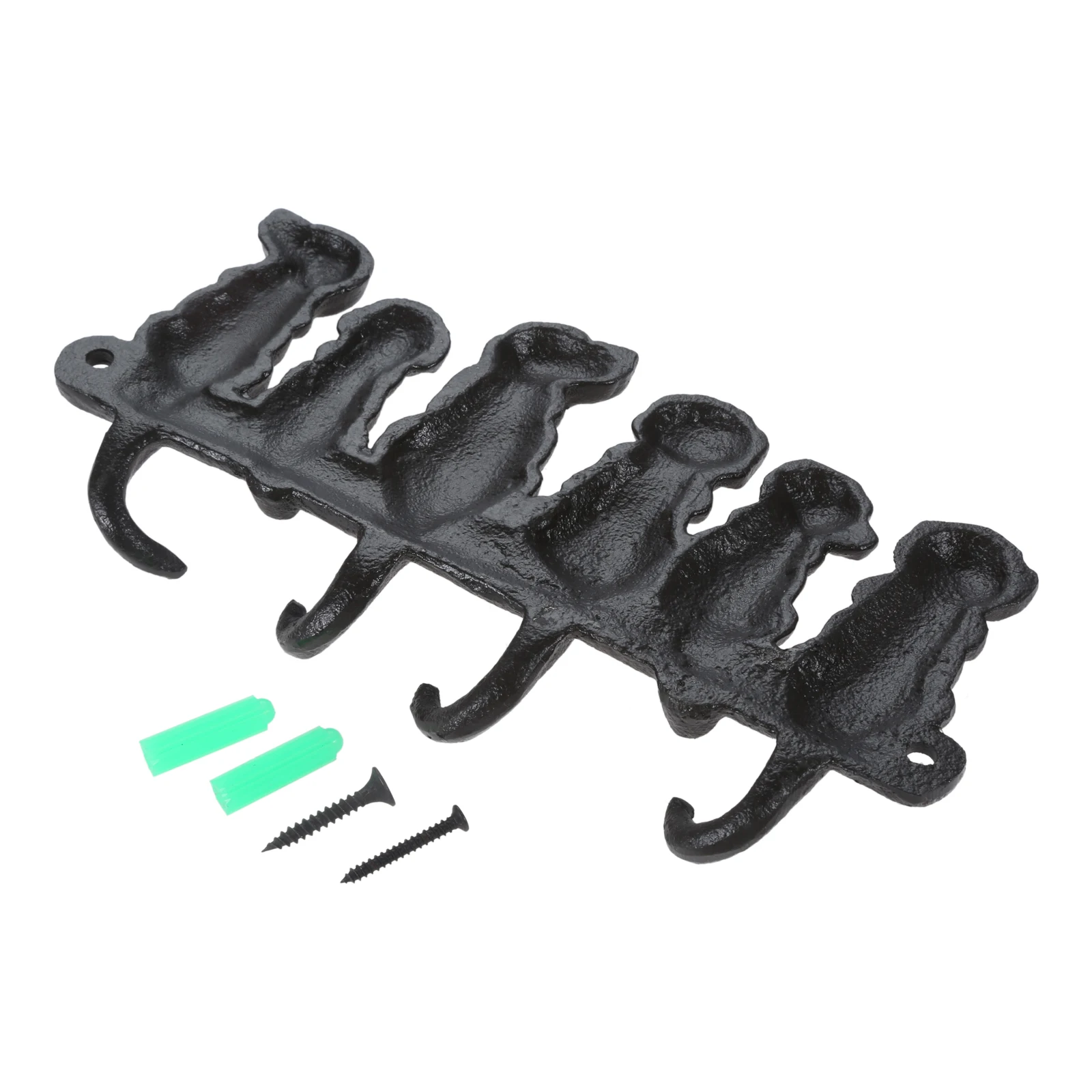 

1set Dogs Hooks Iron Puppy Hangers Hanging Keys/Coats/towels Holder Wall Housekeeper Vintage Bathroom Kitchen Home Decoration