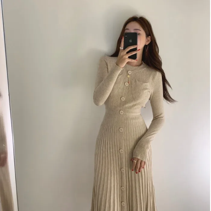 Элегантное молодежное элегантное Плиссированное трикотажное облегающее