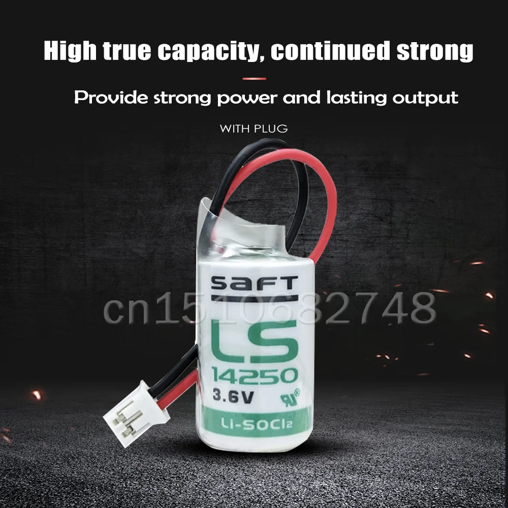 6 шт./лот новый оригинальный SAFT LS 14250 LS14250 3 V 1/2 AA 1/2AA Первичная батарея ПЛК литиевая