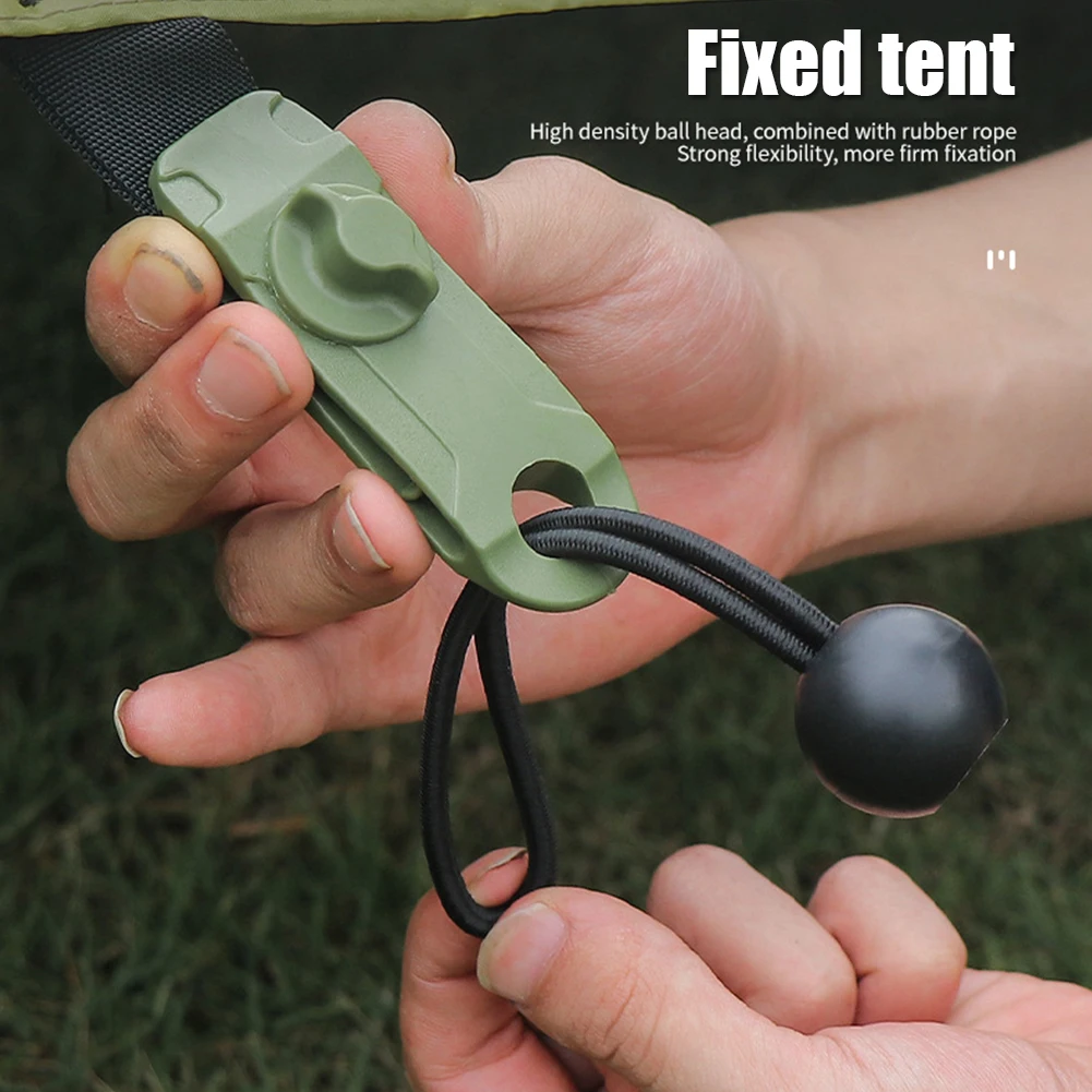 

Elastic Cords Fixed Strap Camping Tent Clip Binding Rope Awning Outdoor Canopy Travelling Easy Carrying Portable Parts