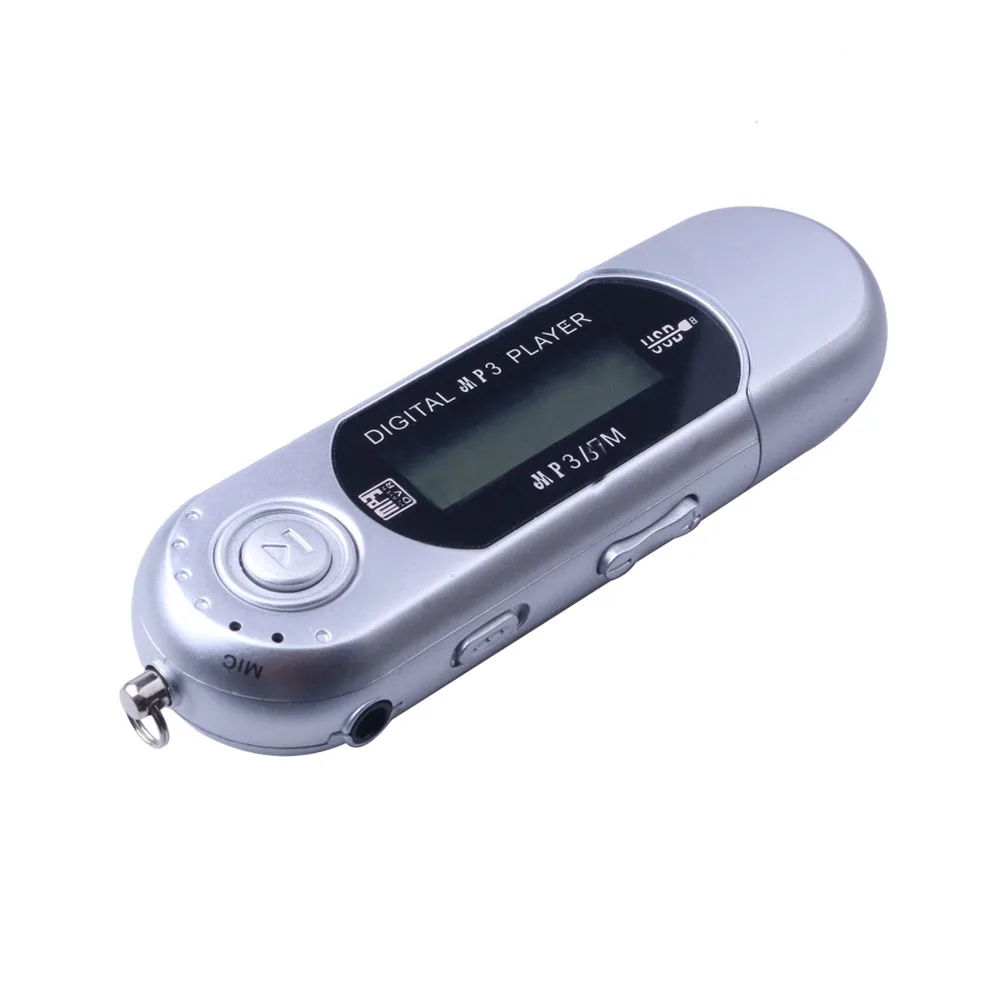 Цифровой mp3-плеер USB с ЖК-дисплеем поддержкой TF-карты 32 ГБ и FM-радио микрофоном