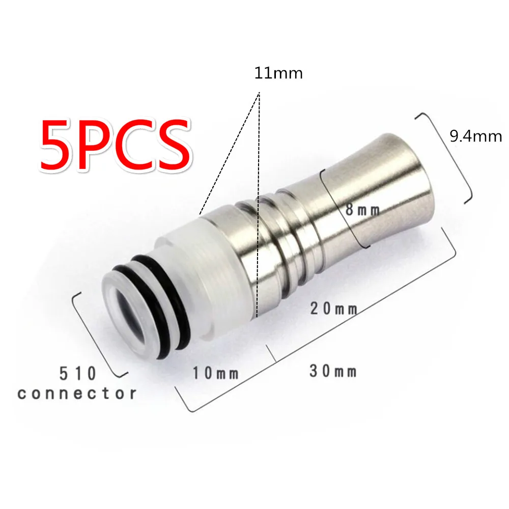 Каучуковые противоударные 510 мундштуки с 9 отверстиями для защиты от жарки масла