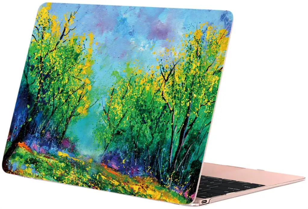 Чехол Sykiila для Macbook Air 11 13 Pro 12 13 15 чехол картина маслом оболочка A1706 A1707 A1989 Сенсорная панель Гог мрамор
