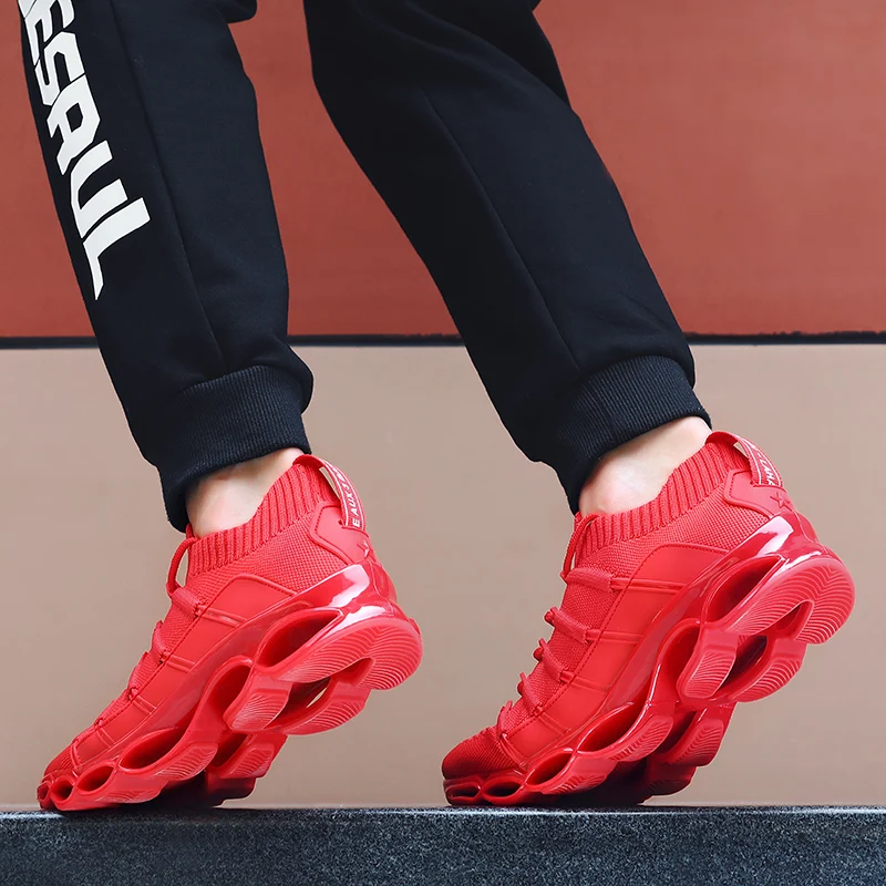 

Fashion Men Casual Shoes Light Breathable Big Size 48 Lace-up Comfortable Footwear Mesh Sneakers Walking Outdoor Sport Shoes