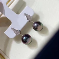 925 sterling silver earring hooks stud plugs women simple fashion jewelry making accessories for diy pearl earring jewelry